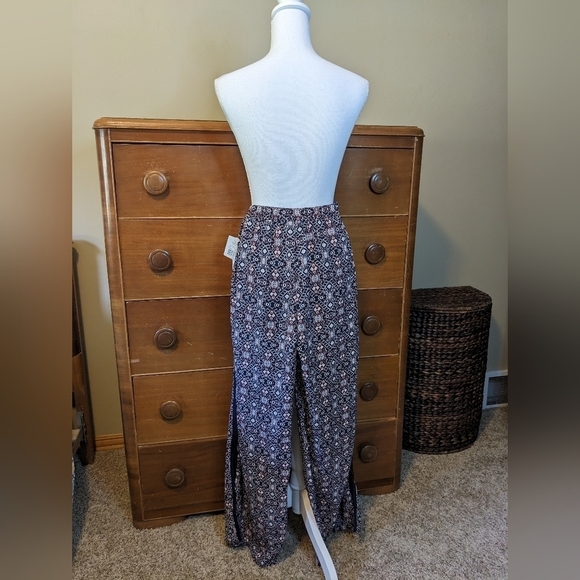 Joe B NWT Wide Leg High Waisted Palazzo Pant Boho Summer Style - Picture 6 of 12